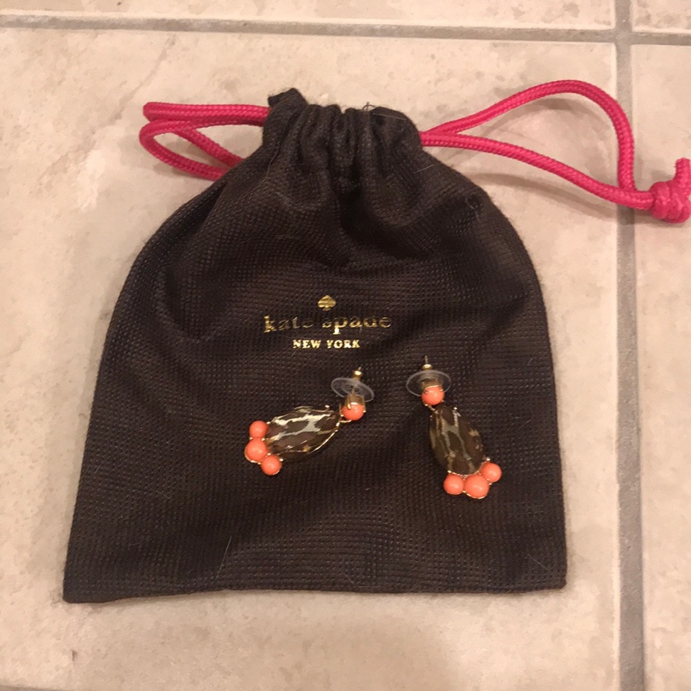 Kate Spade Cheetah Earrings